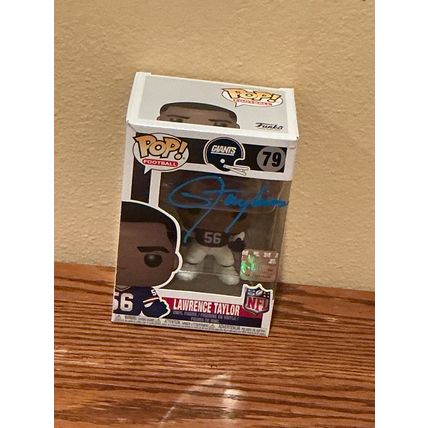 Funko Pop! Lawrence Taylor #79 Signed Beckett Limited Figure (With Protector)