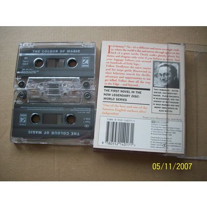 Terry Pratchett -The Colour of Magic X2 Audio Cassettes