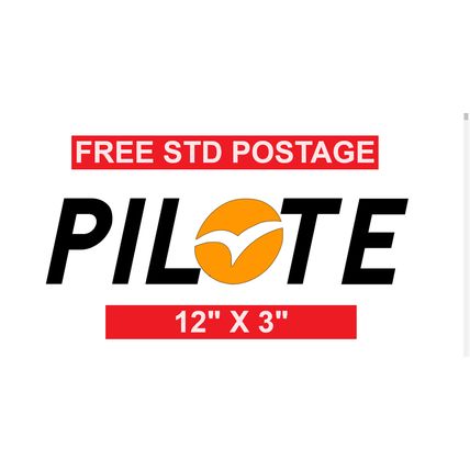 PILOTE MOTORHOME Sticker-Decal-Graphic 12" x 3" Square Lettering