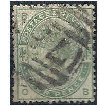 1883 SG192 4d Dull Green Good Used Fresh Colour "OB"