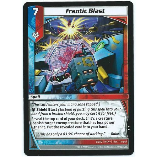 Kaijudo - Invasion Earth - #61/80 - Frantic Blast
