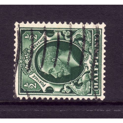 GREAT BRITAIN 1934 SG 439a 1/2d GREEN WMK SIDEWAYS FINE USED