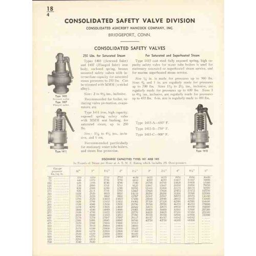 consolidated ashcroft hancock company 1936 valves vintage catalog