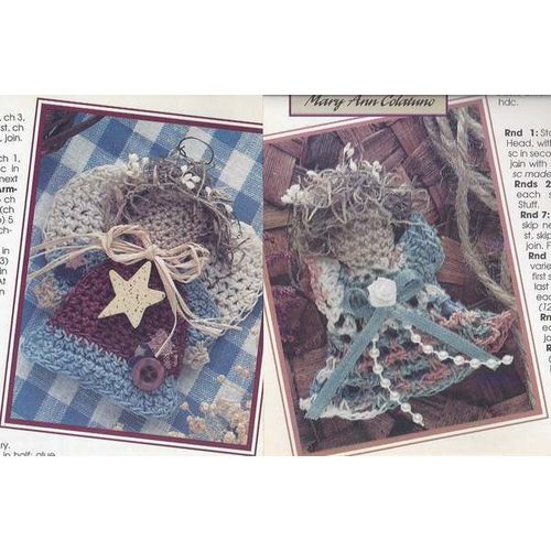 Beautiful Crochet Doll PATTERN Country Cutie Pins