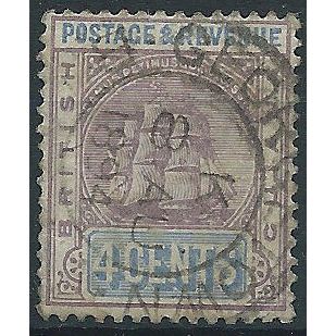 British Guiana 1889 SG195 4c Dull Purple & Ultramarine Fine Used .. .