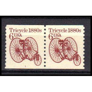 2126 6c Tricycle Very Fine MNH Dry Gum CNP Left 1 PA0677