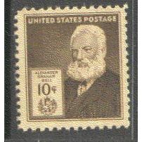 893 10c Alexander Graham Bell Fine MNH BA0402