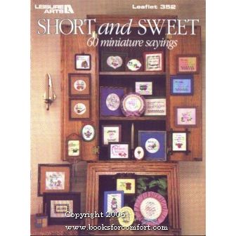 Short and Sweet 60 Miniature Sayings Leaflet 352