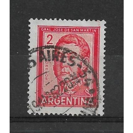 Argentina.SG1035 2p San Martin (Red).Fine Used.Dec21