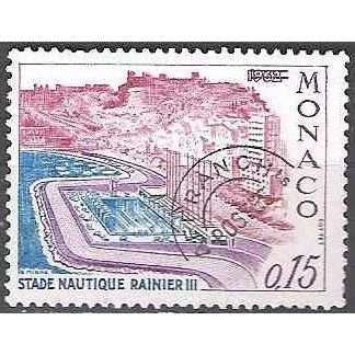 Monaco 1967 Michel 869 O Cote (2008) 0.50 € Stade nautique Rainier III