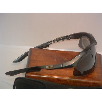 Pre-Owned Black Shield Cycling Glasses