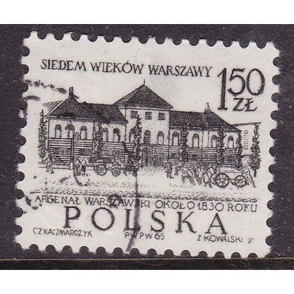 Poland 1965 Warsaw Arsenal 1.50z Fine Used SG 1585 VGC