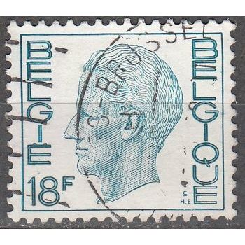 Belgique 1980 Michel 2015 O Cote (2008) 0.20 € Roi Baudouin Cachet rond
