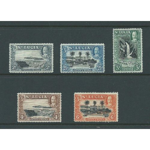 st.lucia stamps sg116 range hm sg 116