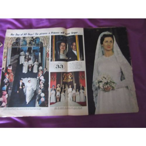 H.R.H. PRINCESS ALEXANDRA wedding 24th April 1963.. Woman's Mirror Booklet