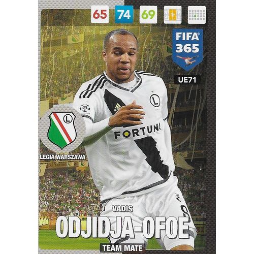 FIFA 365 Adrenalyn 2017 Update: Legia Warszawa - Midfielder, Odjidja-Ofoe
