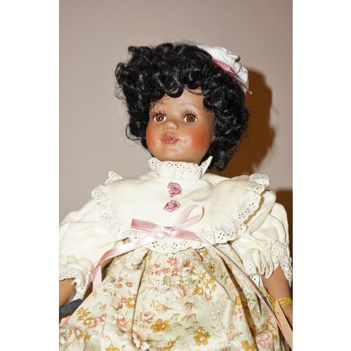 Seymour Mann Connoisseur Collection Porcelain Doll - MICHELLE African American