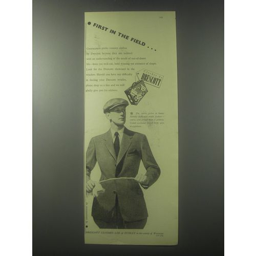 1954 Clothes by Drescott Ad - First in the field