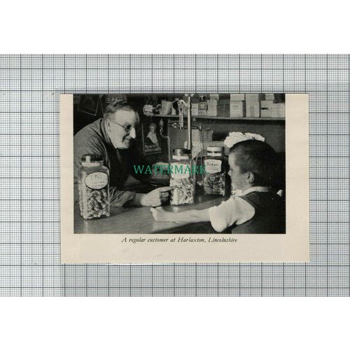 C4473) Harlaxton Lincolnshire - 1952 Clip
