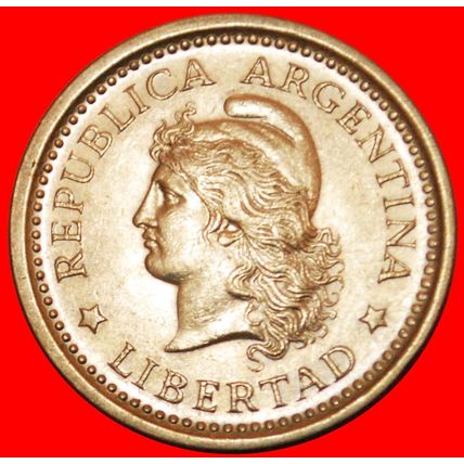 LIBERTY: ARGENTINA ★1 PESO 1959 MINT LUSTER! LOW START★NO RESERVE