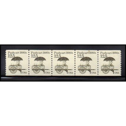 2133 12.5c Pushcart Very Fine MNH Dry Gum PNC 1/5 X2161
