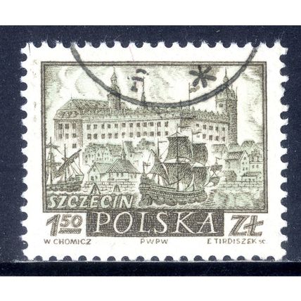 POLAND 1960, Historic Towns - Szczecin, 1.50 Z, USED