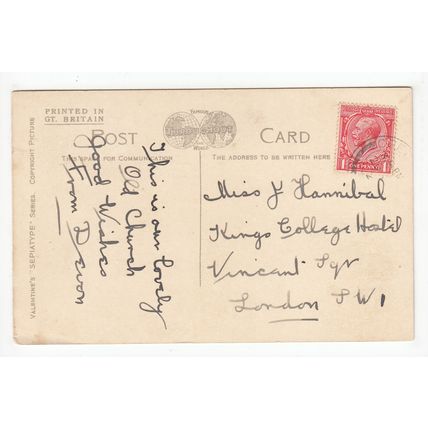 Crediton Church Postcard Devon 74574