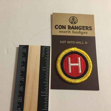 New Got into Hall H Merit Badge 1.5'' Patch