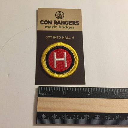 New Got into Hall H Merit Badge 1.5'' Patch