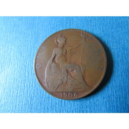 1906 EDWARD VII ONE PENNY FREE POST.