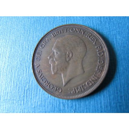 1935 GEORGE V ONE PENNY. FREE POST.
