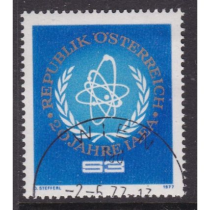 Austria 1976 International Atomic Energy Agency Fine Used SG 1785 Wien cancel