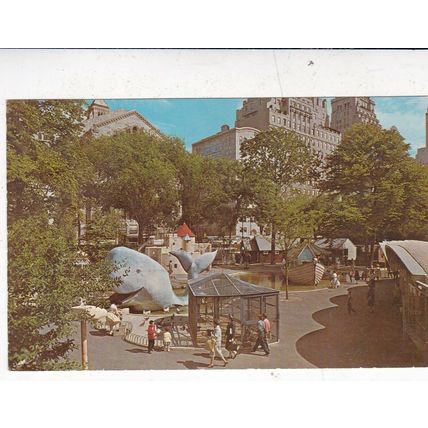 Childrens Zoo Central Park New York City United States Postcard posted 1970 VGC