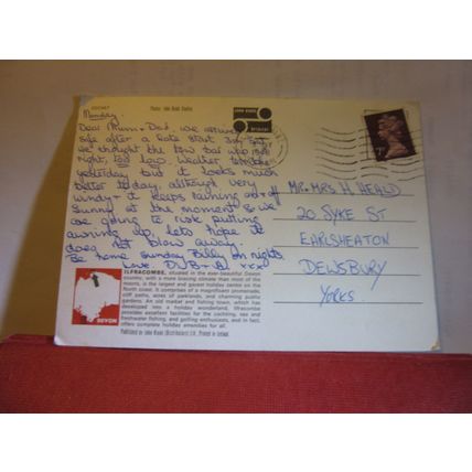 ILFRACOMBE, multiview used postcard. by John Hinde 1978 pm (a) =