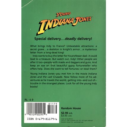 Young Indiana Jones and the Gypsy Revenge by Les Martin ( Random House | 1991 )