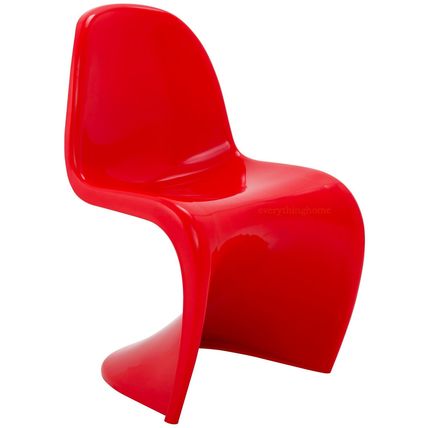 Mid-Century Modern ABS ‘Wave’ Stack Chair Dining Side Accent Adult 240 lb Weight