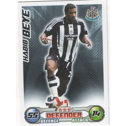 Match Attax 2008/2009 Habib Beye Newcastle United