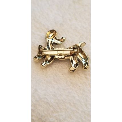 Vintage Poodle Brooch