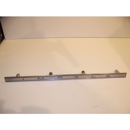 1965 CHEVROLET IMPALA GLOVE BOX DOOR EMBLEM OEM #3859551 CHEVY