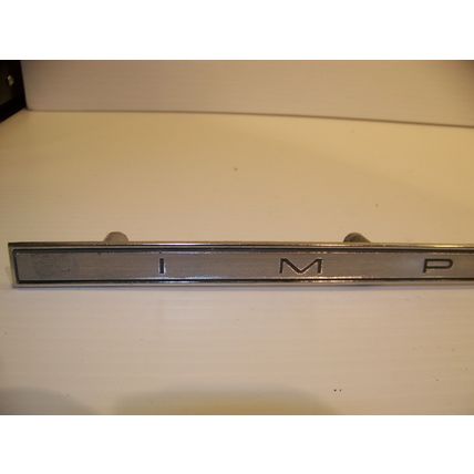 1965 CHEVROLET IMPALA GLOVE BOX DOOR EMBLEM OEM #3859551 CHEVY