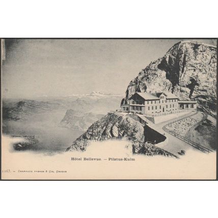 Hôtel Bellevue, Pilatus-Kulm, c.1902 - Charnaux Frères CPA