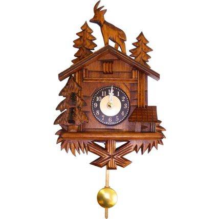 0137QP - Engstler Battery-operated Clock - Mini Size with Music/Chimes - 7.5"...