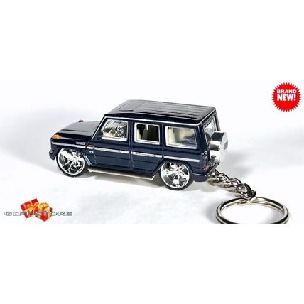 HTF RARE KEYCHAIN BLUE MERCEDES™ G CLASS WAGON CUSTOM Ltd Ed. GREAT GIFT