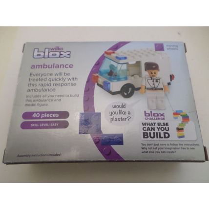 Wilko Blox - Ambulance Set - New/Sealed