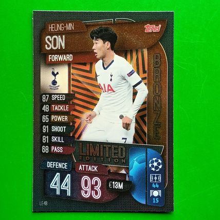 MATCH ATTAX EXTRA 2019/20 Heung-Min Son BRONZE LIMITED EDITION LE4B
