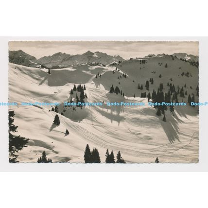 C014596 Huhnerspielabfahrt. Hornberg. Saanenmoser. Photoglob. Wehrli