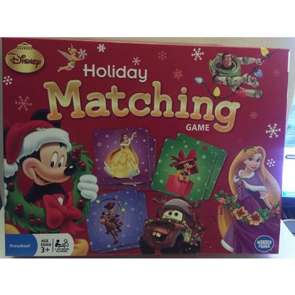 NEW Disney Holiday Matching Game - 72 Cards