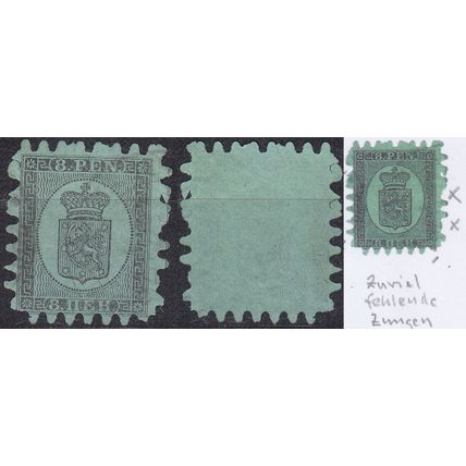 FINNLAND FINLAND SUOMI [1866] MiNr 0006 Bz ( O/used ) [01] s/ Bescheibung descri