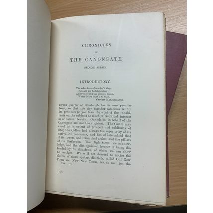 1894 WALTER SCOTT FAIR MAID OF PERTH ANDREW LANG NOTES VOLS 1 & 2 BOOKS (P8)