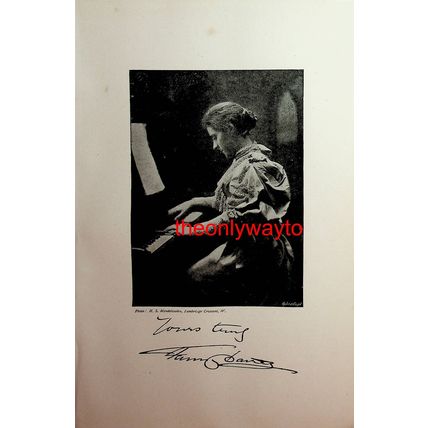 Fanny Davis, Concert Pianist, Book Illustration (Print), 1895